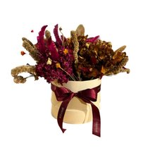 Arranjo Buquê de Flores Secas no Cachepot