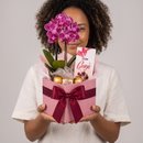 Cesta de Presente Especial Orquídea