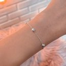 Pulseira Cartier Bolinhas 5mm - Prata 925
