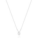 Colar Ponto de Luz Coração 45CM - Prata 925