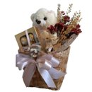 Cesto Bombons de Chocolate e Urso de Pelúcia Premium