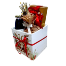 Cesta Natalina Chocolate e Mini Chocotone - Natal 