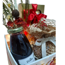 Cesta Natalina Chocolate e Mini Chocotone - Natal 