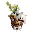 Cesta Orquídea, Bombons e Urso de Pelúcia