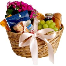 Cesta de Café da Manhã ou Tarde Florata