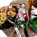 Sacola Floral com Mix de Chocolates 