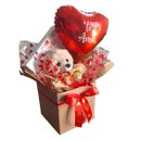 Cesta Box Mimo de Amor e Chocolates Namorados