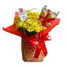 Sacolinha Floral Amor Iluminado Namorados