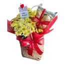 Sacolinha Floral Amor Iluminado Namorados