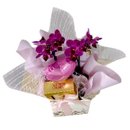Cesta Orquídea e Bombons Florescer 