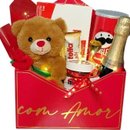 Cesta Carta de Amor Iluminada