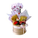 Cesta Suzy Chocolates, Orquídea e Pelúcia