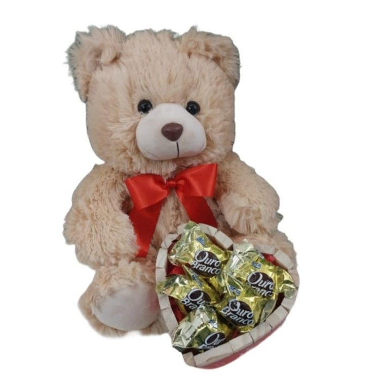 Urso Pelúcia Apaixonado