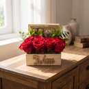Cesta de Chocolate com Rosas Sedução
