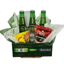 Cesta de Cerveja e Aperitivos 