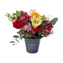 Balde Mix de Flores Coloridas 