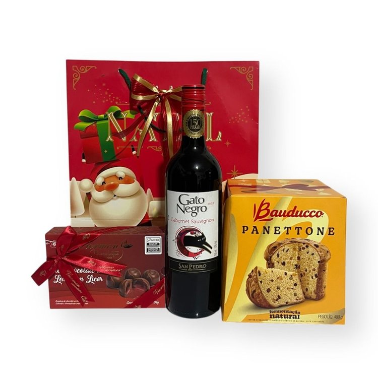 Sacola Brindes de Noel com Bombons Natal