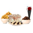 Kit Festa Classico Com Cone Preto De Rosa Encantada