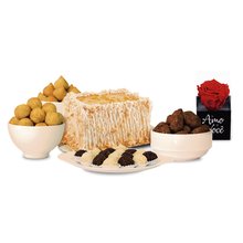 Kit Festa Zero Açúcar Com Rosa Amo Você