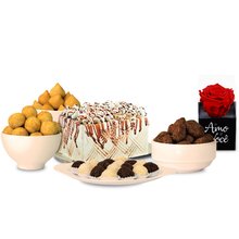 Kit Festa 1 Classico Com Rosa Amo Você