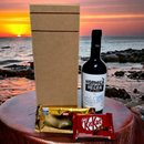 Kit com Vinho e Chocolate Bronze