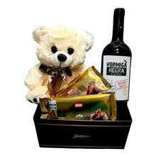 Kit Vinho Argentino , Pelúcia e Chocolates 