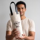 Porta Vinho Ecobag de Lona Natural