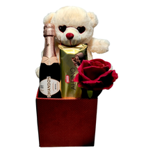 Cesta Chandon Rose, Urso com Chocolate