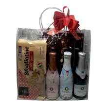 Cesta Feliz Natal com Espumantes e Chocolate