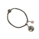 Bracelete My Wishes Quartzo Rosa
