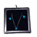Conjunto em Pedra Fusion Turquesa