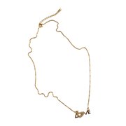 Colar Love Dourado