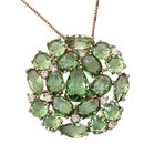 Colar Mandala Pedra Fusion Verde