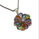 Conjunto Flor Cristal Multicor 