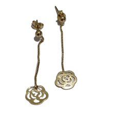 Brinco Rosa Pendente