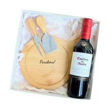 Caixa Cesta Tabua e Vinho