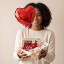 Cesta Coração de Chocolates 
