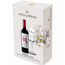 Kit Vinho e Taça Santa Carolina
