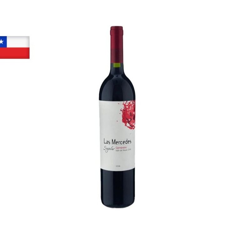 Vinho Chileno Tinto Las Mercedes Carmenere 750ml