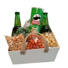 Caixa com Alça - Petiscos com Cerveja e Amendoim 