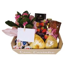 Cesta de Café da Manhã Pequena Kraft