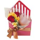Caixa Envelope Flores e Taça Gin