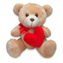 Usro de Pelúcia Articulado com Coração 22cm