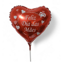 Balão  Vermelho Feliz dia das Mães