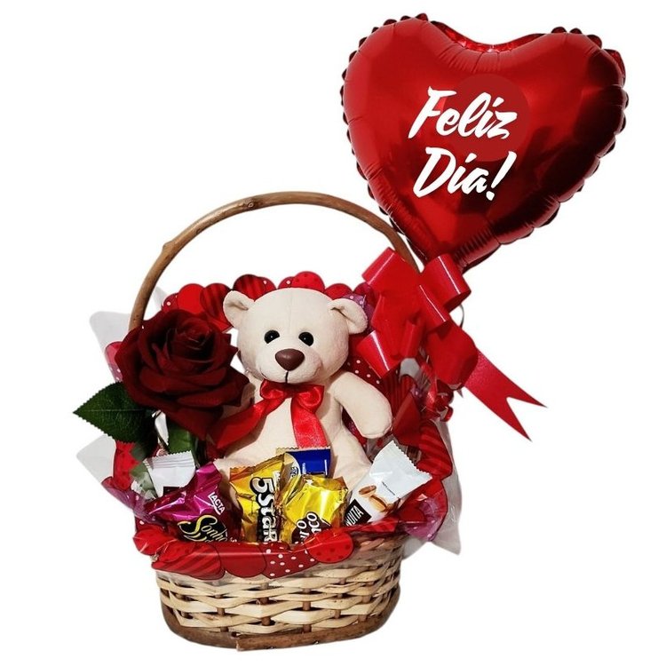 Cesta Dia Feliz Doçuras