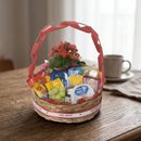 Cesta Coffe Flowers