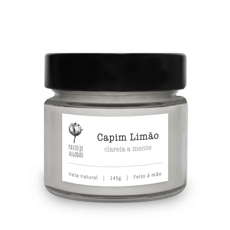 Vela Capim Limão + Caixa Presente