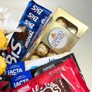 Cesta Chocolate  Com Vaso  Acrilico 