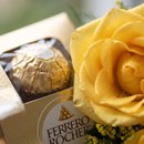 Buquê 3 Rosas Amarelas e Ferrero 