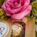 Ramalhete 3 Rosas Pink e Ferrero